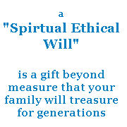 spiritual ethical will