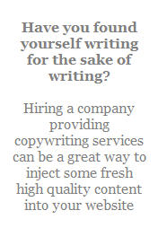 Are You Just Writing for the Sake of Writing?